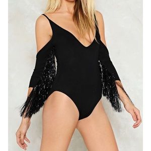 Fringe body suit